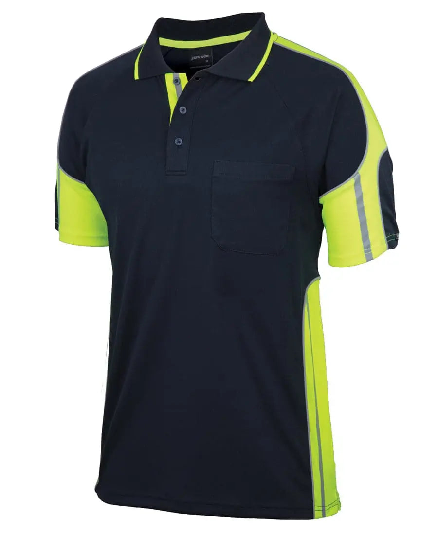 JB's Hi-Vis Short Sleeve Street Panel Polo 6SPPS Jb's Wear